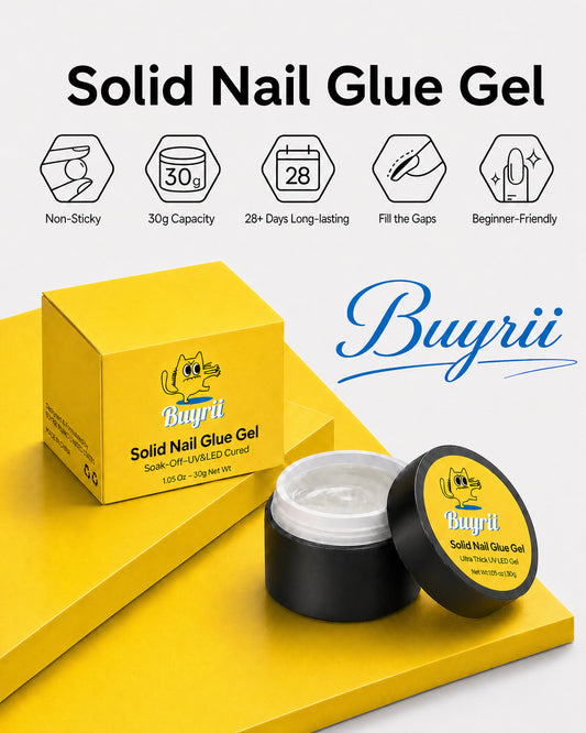 Solid Nail Glue Gel