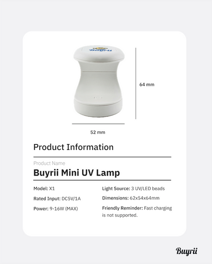 Mini UV Nail Lamp