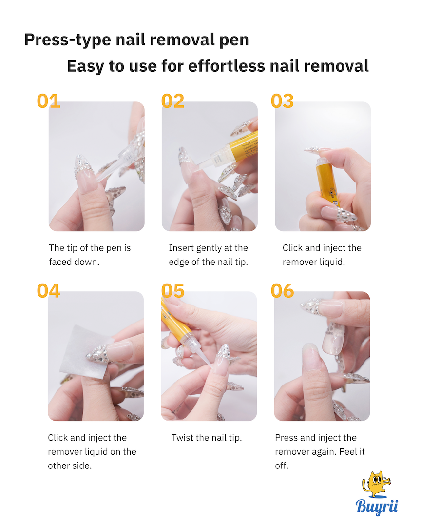 Press-On Nail Removal Pen